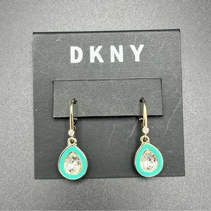 NWT DKNY Tear Drop Earrings